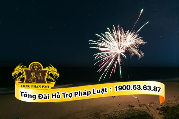 Trường hợp được sử dụng pháo hoa, pháo nổ