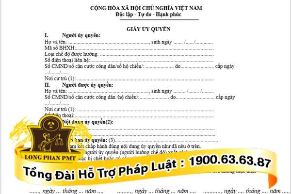 Uỷ quyền theo quy định pháp luật