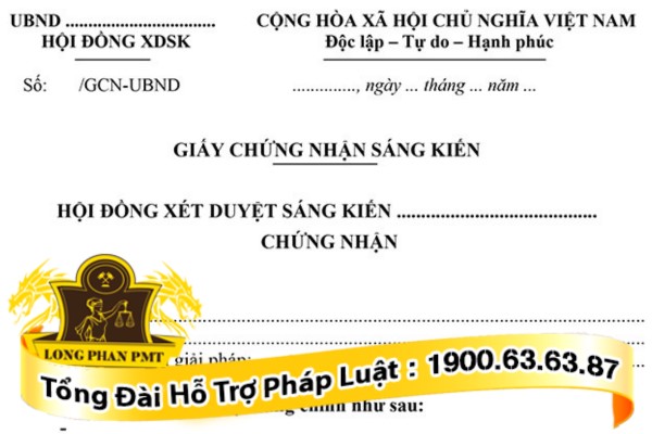 Xét công nhận sáng kiến