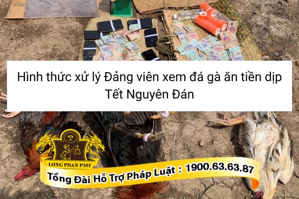 Xử lý Đảng viên xem đá gà ăn tiền 