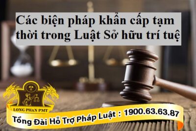 Biện pháp khẩn cấp tạm thời của sở hữu trí tuệ
