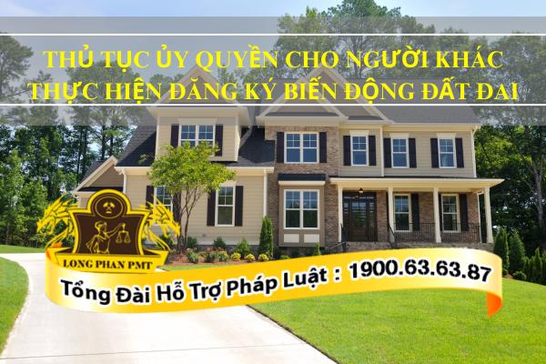 Đăng ký biến động đất đai