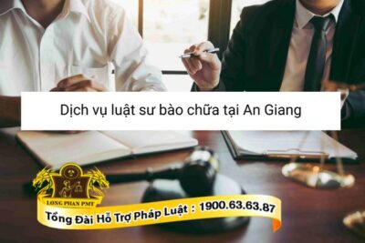 Dịch vụ bào chữa vụ án hình sự tại An Giang