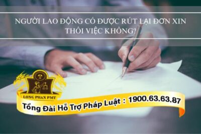 Đơn phương chấm dứt hợp đồng lao động