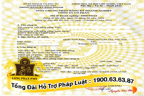 Giấy đăng ký doanh nghiệp