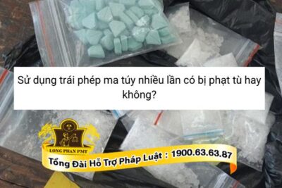 Hành vi sử dụng chất ma túy có bị phạt tù