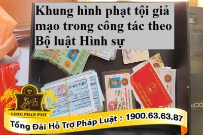 Tội giả mạo trong công tác