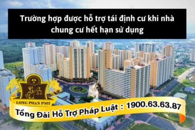 Trường hợp được hỗ trợ tái định cư