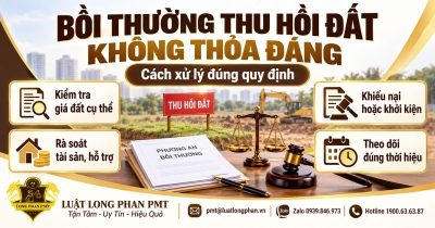 Bồi thường thu hồi đất không thỏa đáng và cách khiếu nại, khởi kiện bảo vệ quyền lợi.