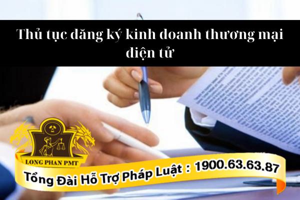 Cách thức đăng ký kinh doanh thương mại điện tử