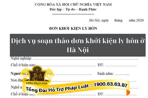 Soạn thảo đơn khởi kiện ly hôn