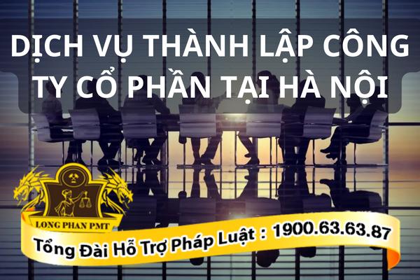 Thành lập công ty cổ phần tại Hà Nội