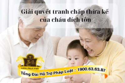 Cháu đích tôn được hưởng thừa kế bao nhiêu