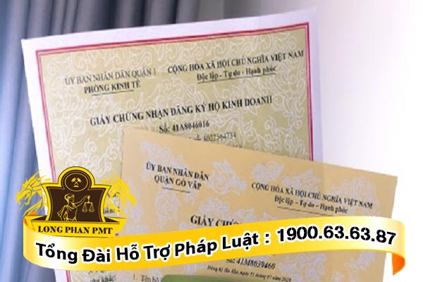 Giấy chứng nhận đăng ký hộ kinh doanh