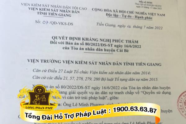 Đề nghị kháng nghị giám đốc thẩm vụ án dân sự