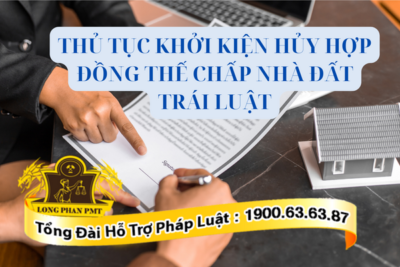 Khởi kiện hủy hợp đồng thế chấp nhà đất trái luật