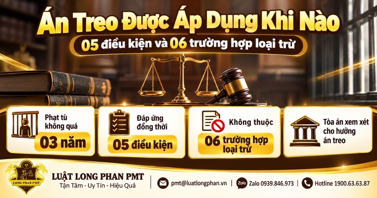 Án treo được áp dụng khi nào và các điều kiện Tòa án xem xét cho hưởng án treo.