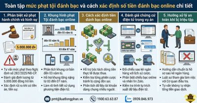 Cách xác định số tiền đánh bạc online và mức xử phạt chi tiết.