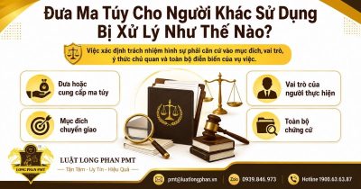 Đưa ma túy cho người khác sử dụng và căn cứ xác định trách nhiệm hình sự.