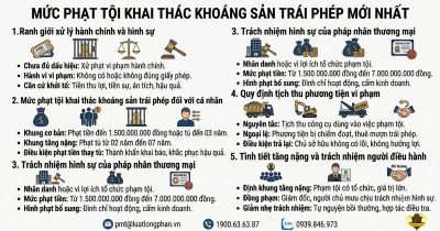 Mức phạt tội khai thác khoáng sản trái phép mới nhất