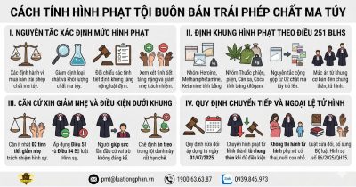 Quy trình tính hình phạt tội mua bán ma túy chi tiết