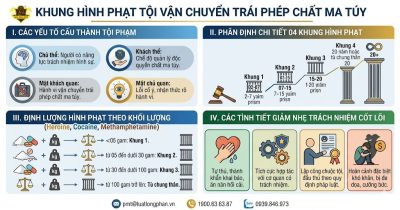 Phân tích hệ thống khung hình phạt tội vận chuyển ma túy trái phép.