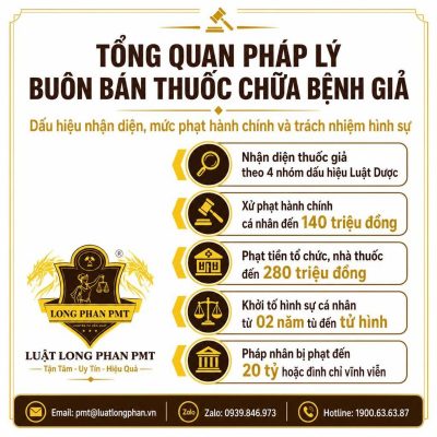 Tổng quan quy định pháp luật và mức phạt buôn bán thuốc chữa bệnh giả