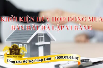 Hợp đồng mua bán đất đã lập vi bằng