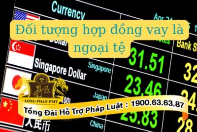 Đối tượng vay là ngoại tệ thì hợp đồng có vô hiệu không?