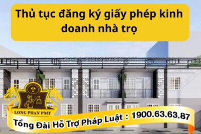 Thủ tục đăng ký giấy phép kinh doanh nhà trọ
