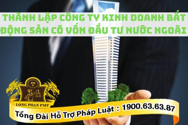 Công ty kinh doanh bất động sản có vốn nước ngoài