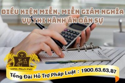 Điều kiện xét miễn, giảm nghĩa vụ thi hành án
