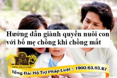 Hướng dẫn giành quyền nuôi con với bố mẹ chồng khi chồng mất