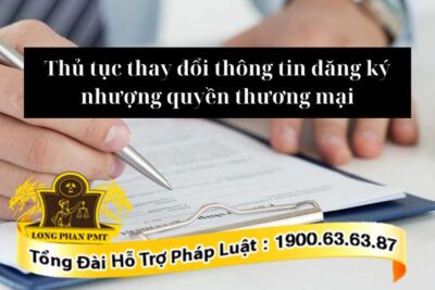 Thủ tục thay đổi thông tin đăng ký nhượng quyền thương mại