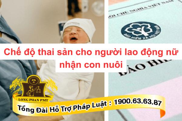 Người lao động nữ nhận con nuôi được hưởng chế độ thai sản