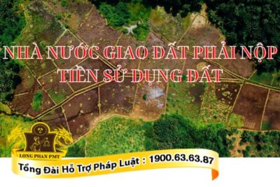 Trường hợp nào nhà nước giao đất phải nộp tiền sử dụng đất