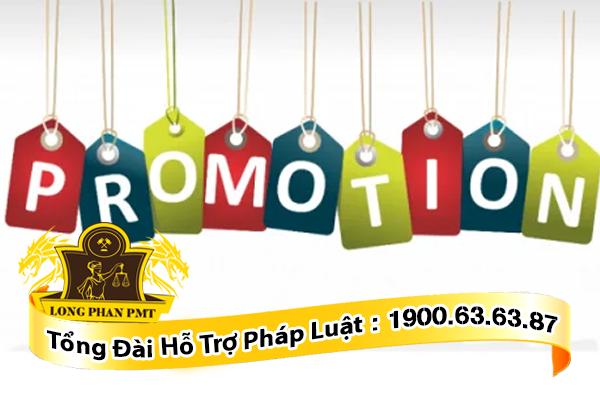 Điều kiện thực hiện khuyến mại bằng tiền