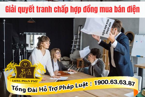 Tranh chấp liên quan đến hợp đồng mua bán điện