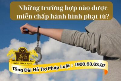 Trường hợp nào được miễn chấp hành hình phạt tù