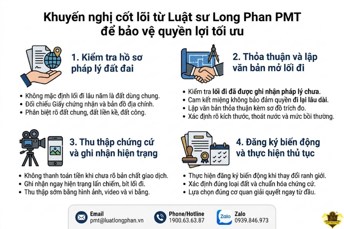 Khuyến nghị từ Luật sư Long Phan PMT giúp bảo vệ quyền sử dụng đất tối ưu.