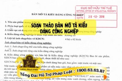 Bản mô tả kiểu dáng công nghiệp