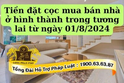 Mức tiền đặt cọc mua bán nhà ở