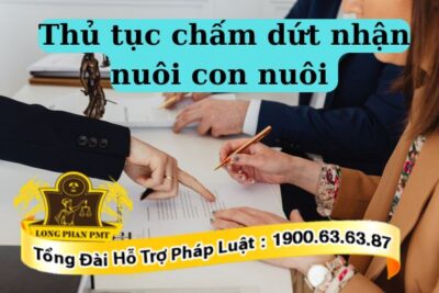 Quy định thủ tục chấm dứt nhận nuôi con nuôi hợp pháp