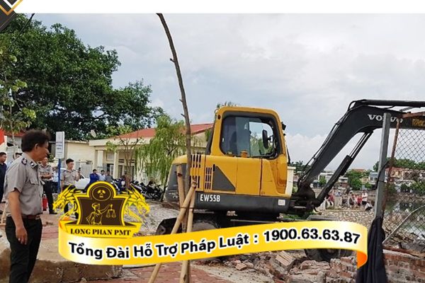 Các bước tiến hành việc xử lý vi phạm hành vi lấn chiếm đất