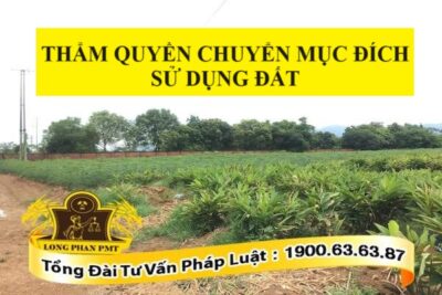 Cơ quan có thẩm quyền chuyển mục đích sử dụng đất là cơ quan nào