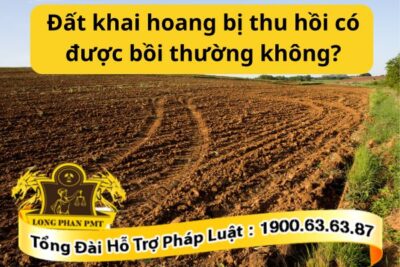 Đất khai hoang bị thu hồi có được bồi thường không?