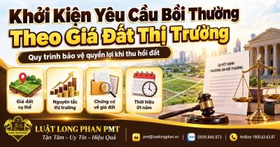 Khởi kiện yêu cầu bồi thường theo giá đất thị trường khi giá đất cụ thể xác định chưa đúng nguyên tắc.