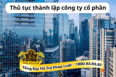 Thủ tục thành lập công ty cổ phần