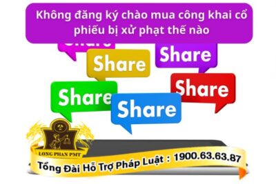 Mức phạt khi không đăng ký chào mua công khai cổ phiếu