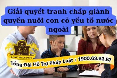 Quy định về giành quyền nuôi con có yếu tố nước ngoài